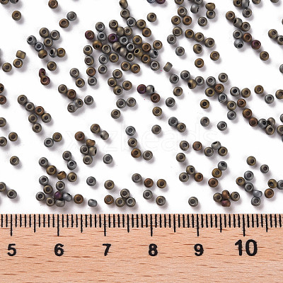 12/0 Grade A Round Glass Seed Beads SEED-Q008-M602-1