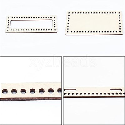 Poplar Wooden Basket Bottoms DIY-WH0184-19-1