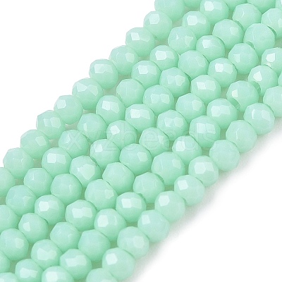 Opaque Solid Color Imitation Jade Glass Beads Strands LS-EGLA-A044-P1mm-D14-1