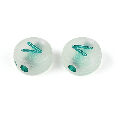 Luminous Frosted Acrylic Beads FACR-T008-02V-1