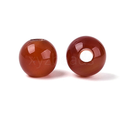 Natural Carnelian European Beads G-Q602-09C-02-1