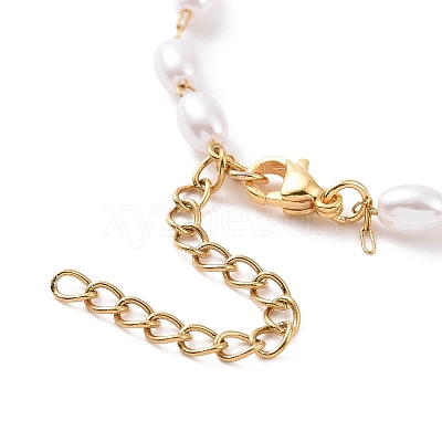 PVD Vacuum Plating 304 Stainless Steel Beaded Necklaces NJEW-E064-05G-1