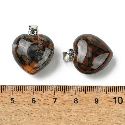 Natural Dragon Veins Agate Pendants G-F820-10A-21-1