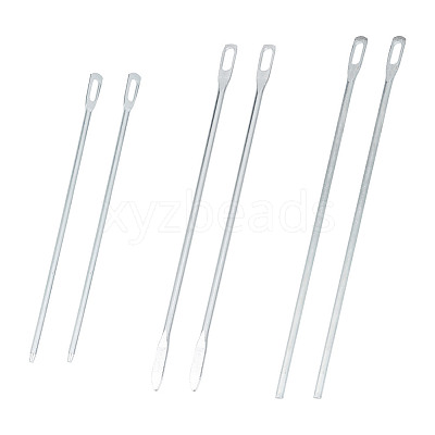 6Pcs 3 Styles Nickel Galvanizing Quick & Easy Drawstring Threader Tool TOOL-DC0001-09-1