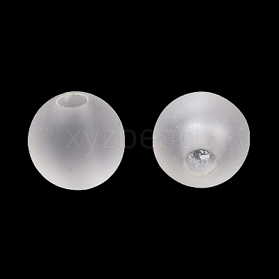 Imitation Jelly Transparent Acrylic Beads FACR-U001-01A-1