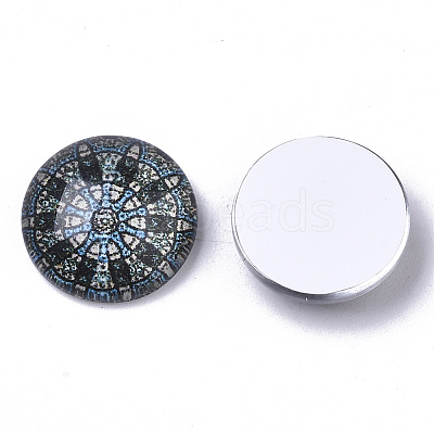 Flatback Glass Cabochons for DIY Projects GGLA-S047-12mm-06I-1