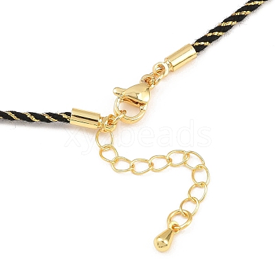 2MM Nylon Braided Cord Necklace Making MAK-A019-02G-23-1