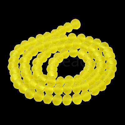 Transparent Glass Beads Strands X1-EGLA-A034-T8mm-MD29-1