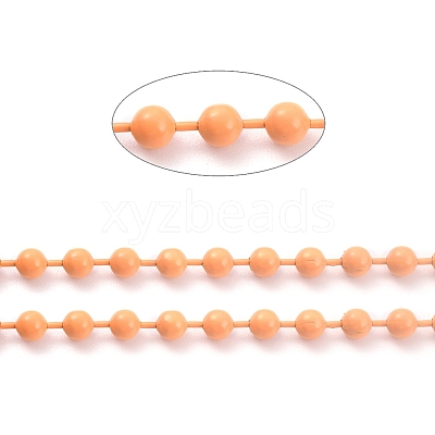 Handmade Brass Ball Chains KK-J276-16A-P19-1