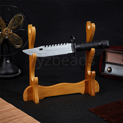 3-Tier Wood Sword Display Stands ODIS-WH0004-12-1