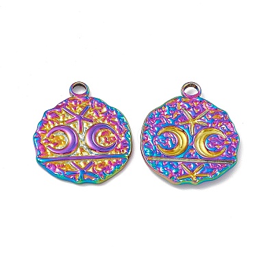 Ion Plating(IP) 304 Stainless Steel Pendants STAS-B031-28R-1