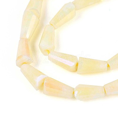 Anti-Tarnish Electroplate Glass Beads Strands GLAA-T025-27C-1