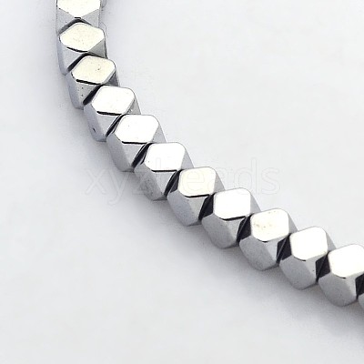 Electroplate Non-magnetic Synthetic Hematite Beads Strands G-J212A-02-1