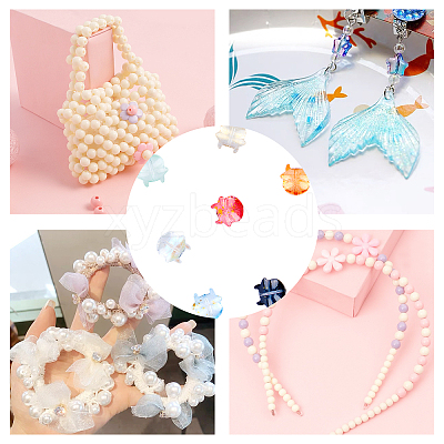 Transparent Baking Paint Glass Beads DGLA-CA0001-01-1