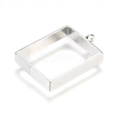 Alloy Open Back Bezel Big Pendants X-PALLOY-TAC0003-02P-1