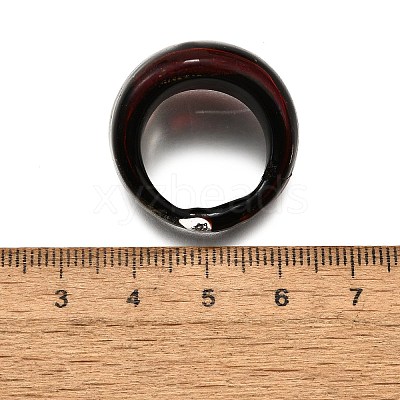 Mixed Handmade Lampwork Wide Band Rings RJEW-X0005-B-1
