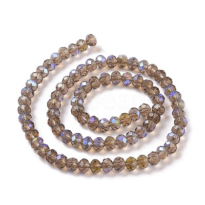 Electroplate Glass Beads Strands EGLA-A034-T2mm-L06-1
