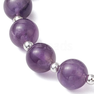 3Pcs Natural Mixed Gemstone Beaded Bracelets BJEW-TA00564-1