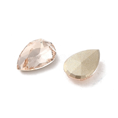 Glass Rhinestone Cabochons RGLA-P037-11B-D261-1