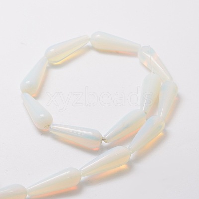 Opalite Teardrop Beads Strands G-E329-27-1