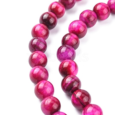 Natural Rose Tiger Eye Beads Strands LS-G-G099-8mm-3-1