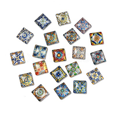 Glass Cabochons GLLA-Q087-01B-1