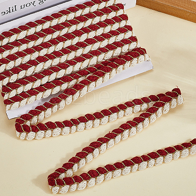 Polyester & Cotton Ribbon OCOR-WH20001-63B-1