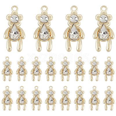 20Pcs Rack Plating Alloy Pendants FIND-CA0004-41-1