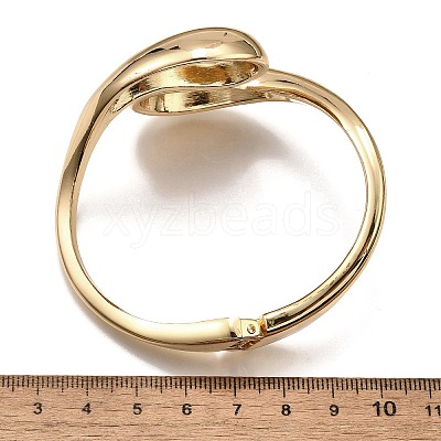 Alloy Hinged Bangles for Women BJEW-V002-06G-1