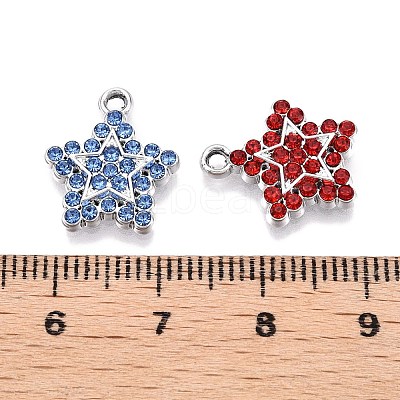 Rack Plating Alloy Pendants FIND-N005-22P-1