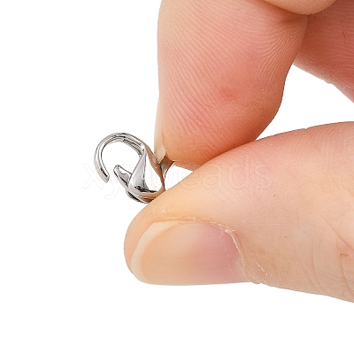 Tarnish Resistant 316 Surgical Stainless Steel Lobster Claw Clasps X-STAS-316-FL12A-1