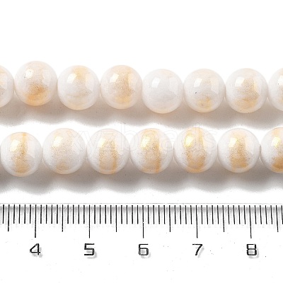 Natural Mashan Jade Beads Strands G-A255-A01-01H-1