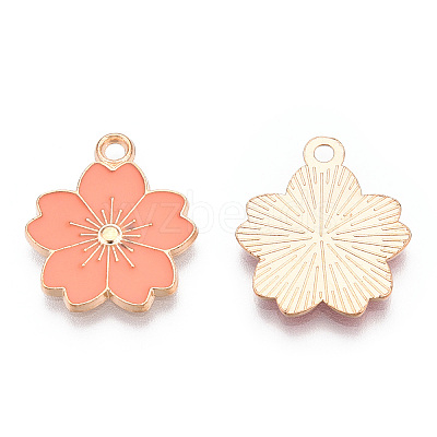 Alloy Enamel Pendants X-ENAM-S121-115I-1