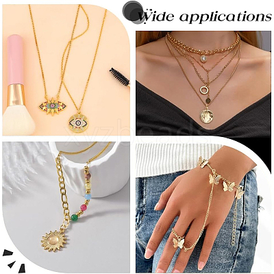 120Pcs Brass Split Rings KK-BBC0023-11A-1