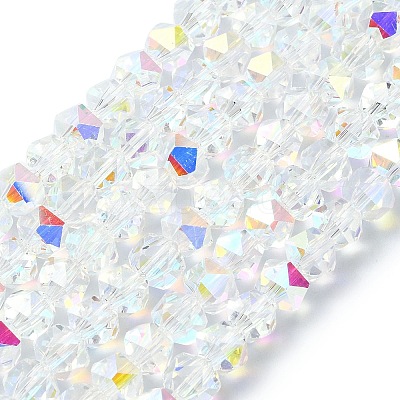 Electroplate Glass Beads X-EGLA-L018-B-AB05-1