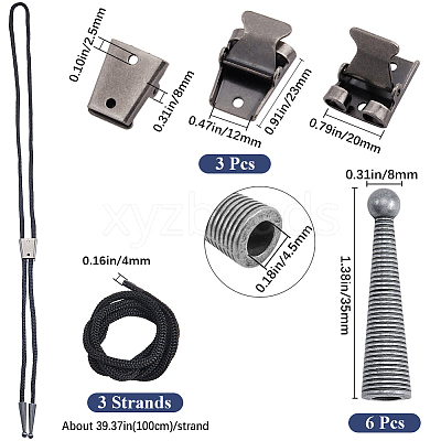DIY Bolo Tie Making Kit DIY-GF0010-35B-1