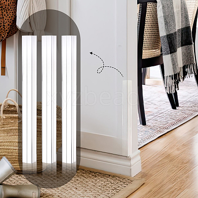 10Pcs PVC Self-adhesive Anti-collision Strips AJEW-OC0016-14C-1