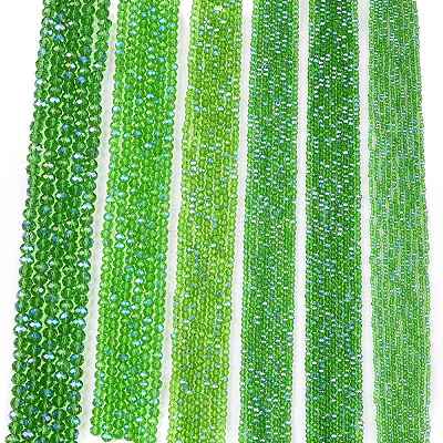 Electroplate Glass Beads Strands EGLA-A044-T2mm-L11-1