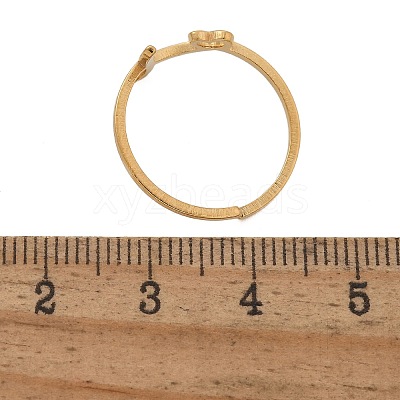 304 Stainless Steel Cuff Rings for Women RJEW-D285-01G-L-1