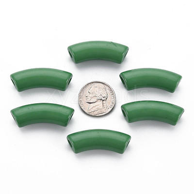 Opaque Acrylic Beads MACR-S372-001B-17-6333-1