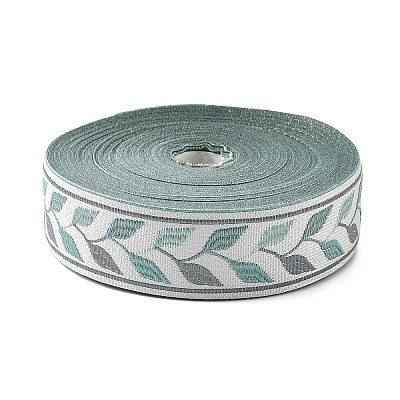 Embroidery Polyester Ribbon LS-OCOR-WH0033-88C-1