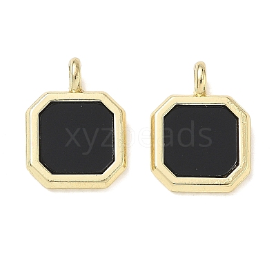 Alloy Acrylic Pendants AL-CBA4262-03G-02-1