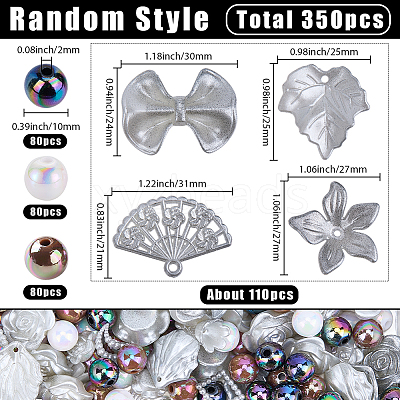110Pcs DIY Gradient Color Style Jewelry Making Finding Kits KY-SP0001-67C-1