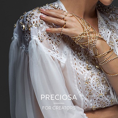 Preciosa® MAXIMA Crystal Round Stones Y-PRC-RBSS10-00530-1
