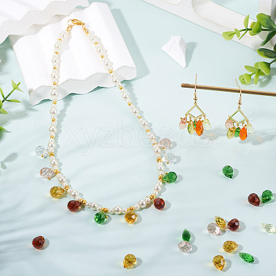 150Pcs 10 Styles Glass Beads GLAA-TA0004-35-1