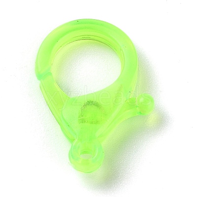 Transparent Plastic Lobster CLaw Clasps KY-H005-A07-1