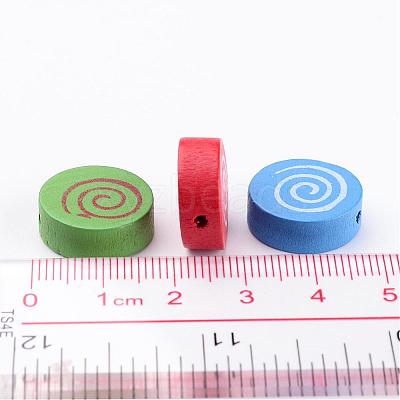 Mixed Lead Free Natural Wood Beads X-TB111Y-1