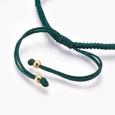 Nylon Cord Bracelet Making MAK-F024-04-G-1