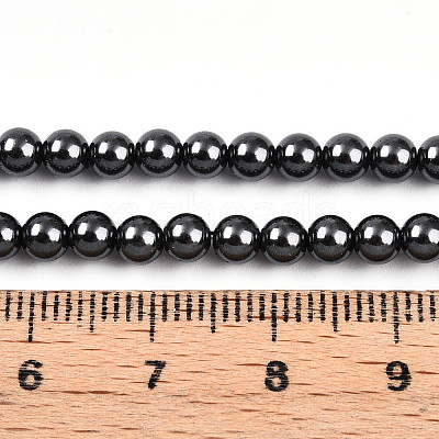 Baking Paint Pearlized Glass Pearl Bead Strands HY-N002-4mm-A02-1