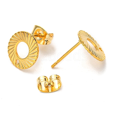 201 Stainless Steel Stud Earrings Finding LS-X-STAS-B045-13G-A-1